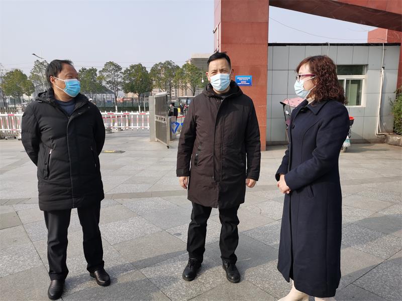 杨元一行检查督导广元职高元旦节前工作