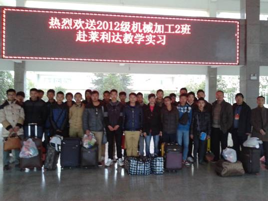我校学生赴广东佛山顺德莱利达教学实习