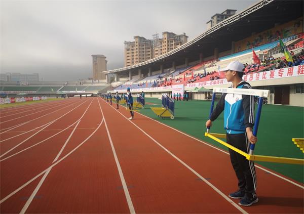 我校参与广元市2019年青少年田径运动会志愿服务